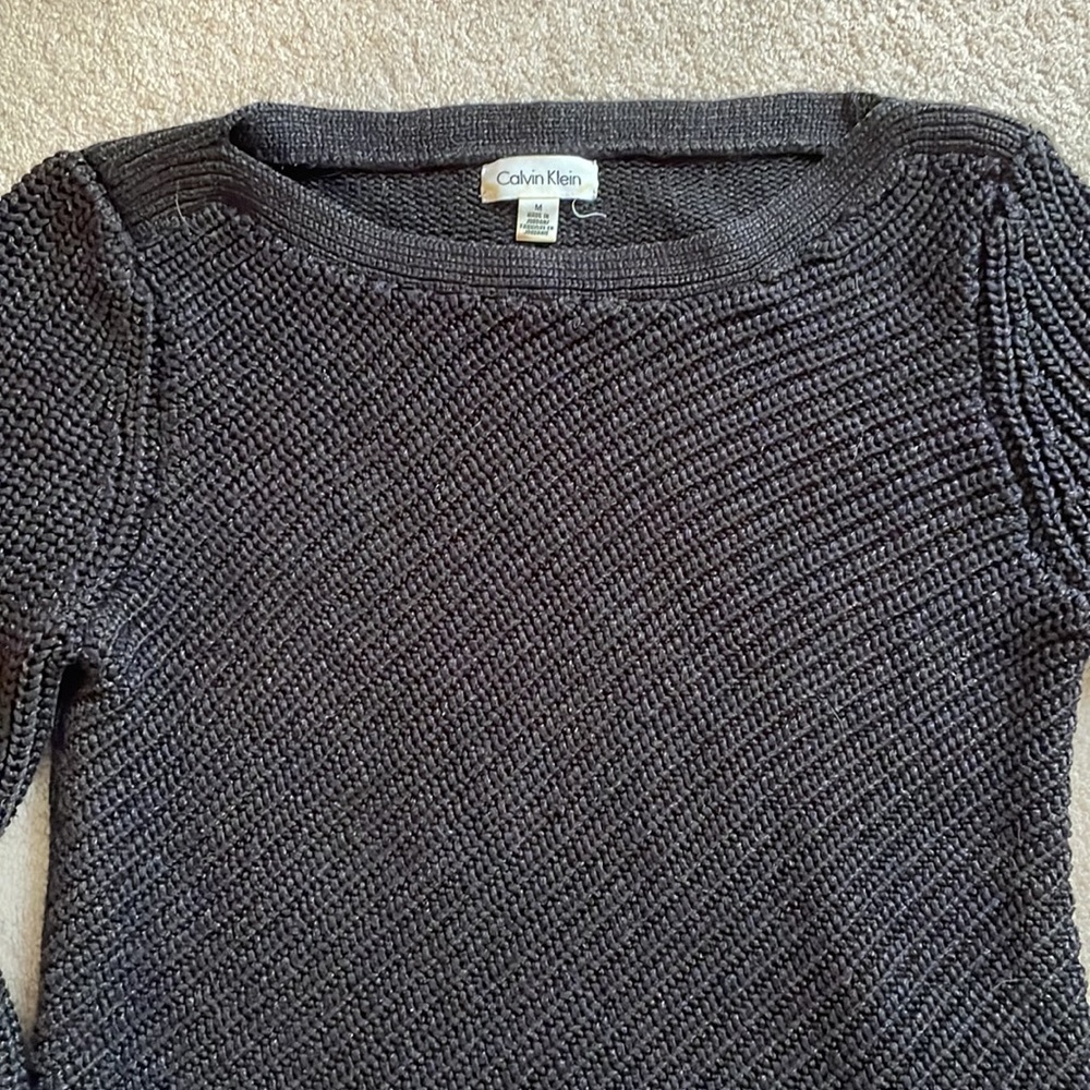 Calvin Klein Knit Sweater Zipper